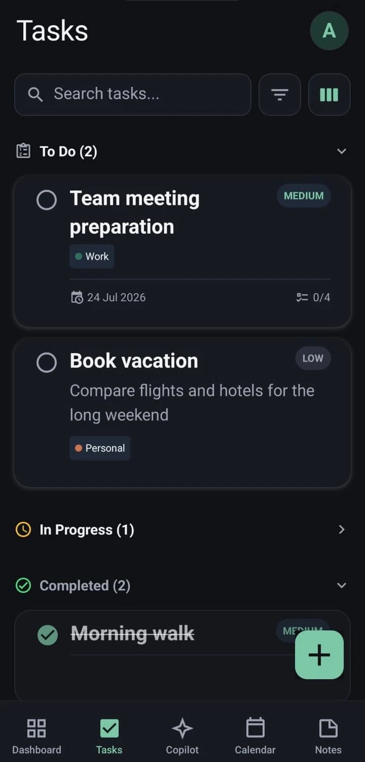 Smart Tasks